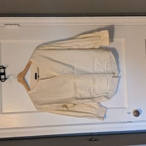 NWOT J.Crew Pleated Flannel Popover